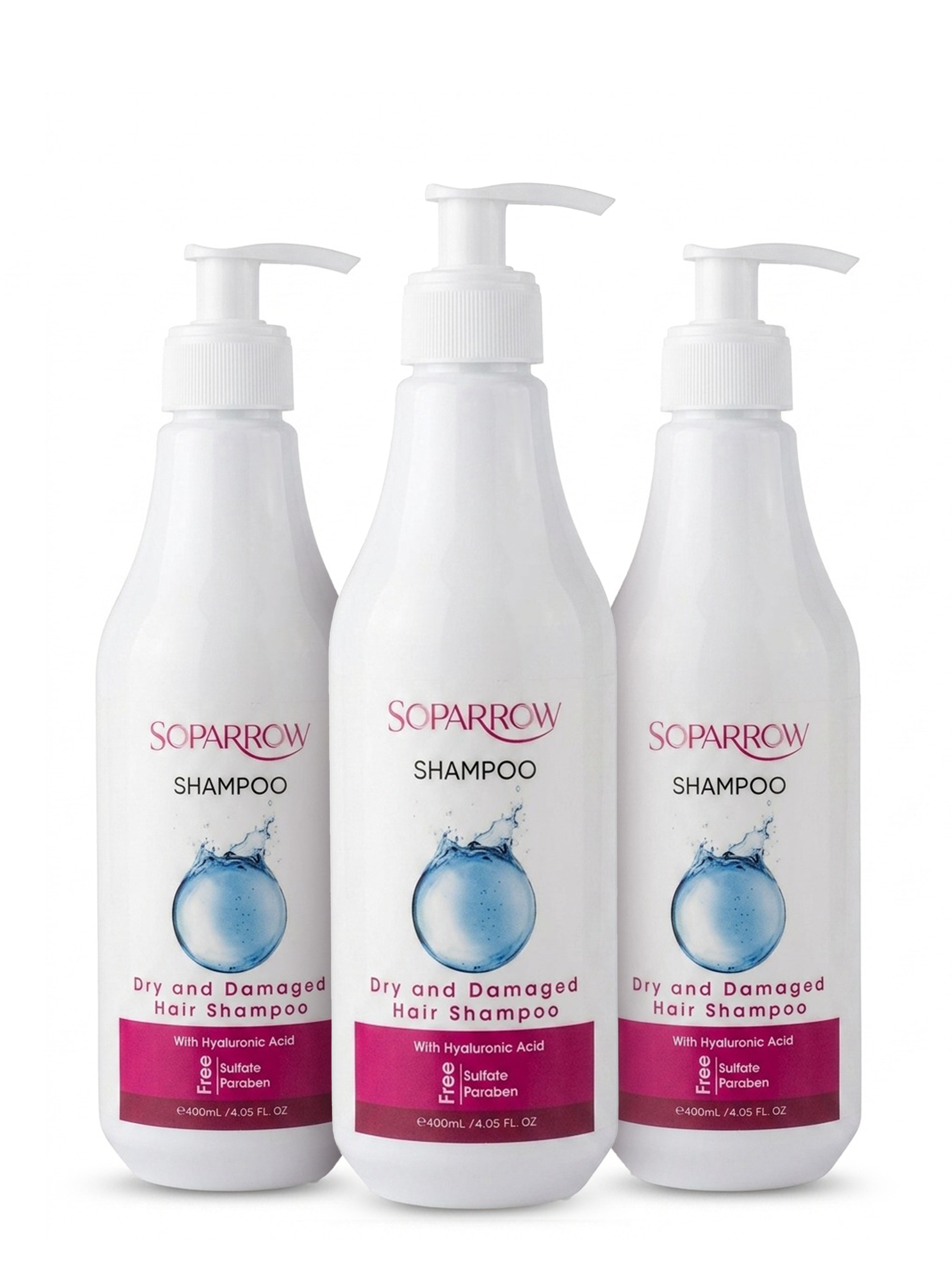 Offer 3 pieces Soparrow Shampoo