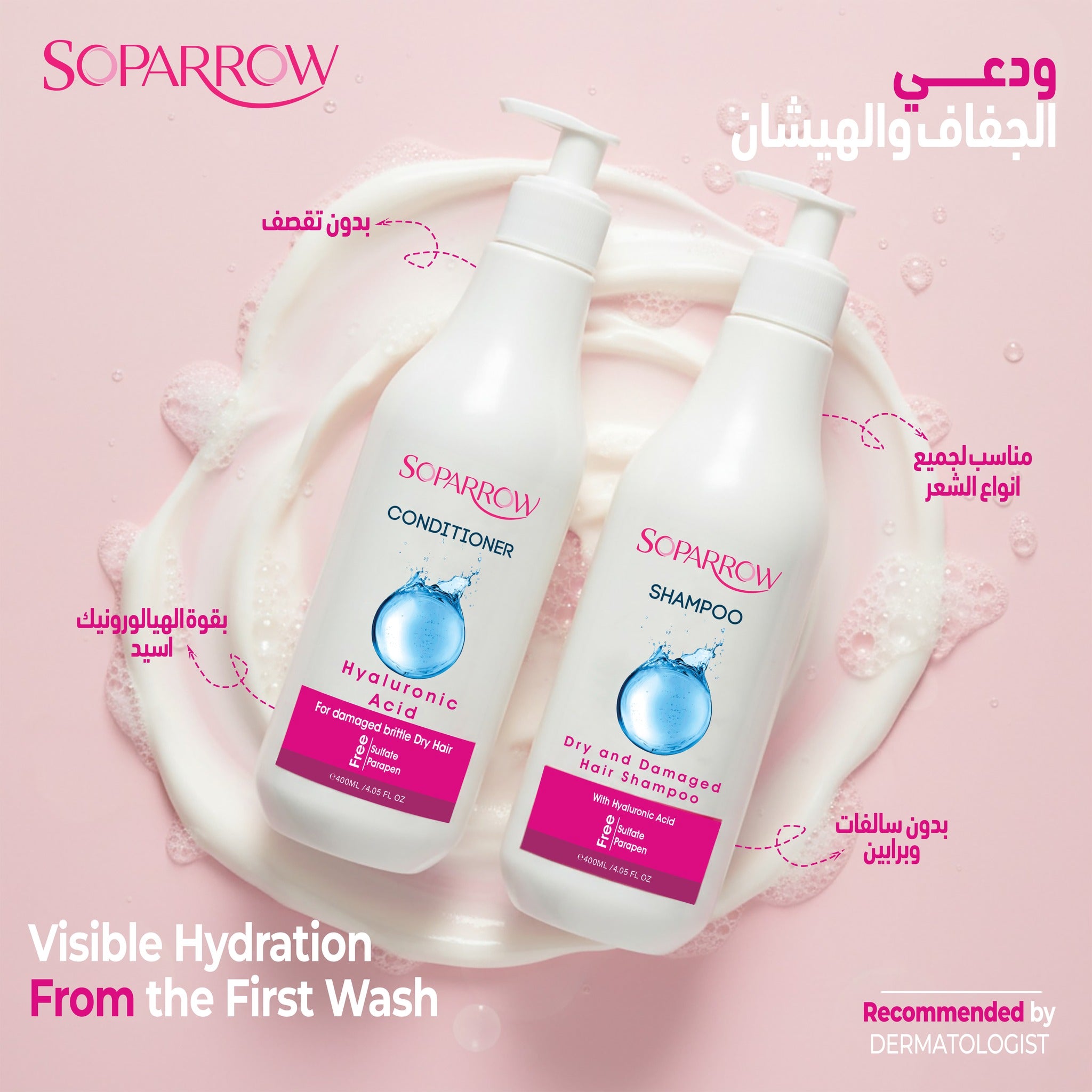 SOPARROW Shampoo & Conditioner Bundle 250ml